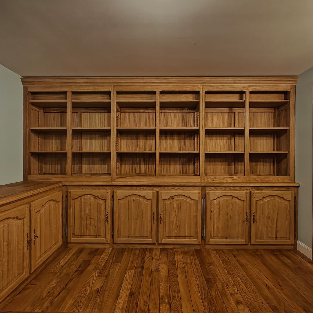 Bibliothèque en chêne