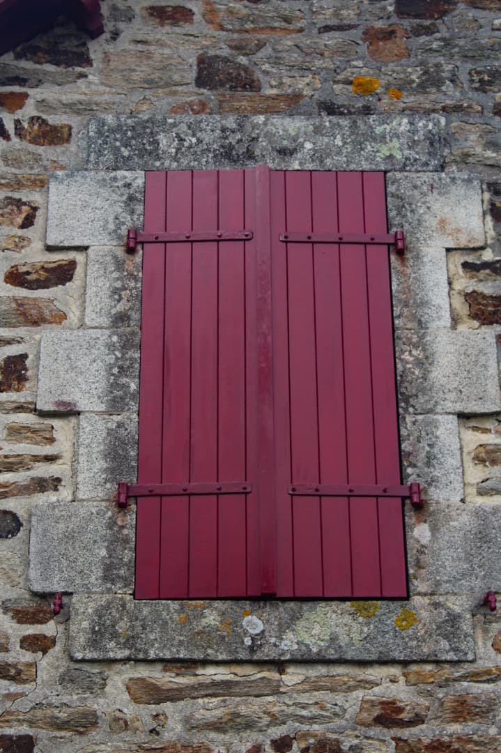 Volets en chêne