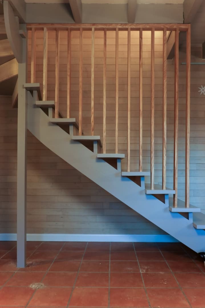 Claustras et habillage d'escalier 