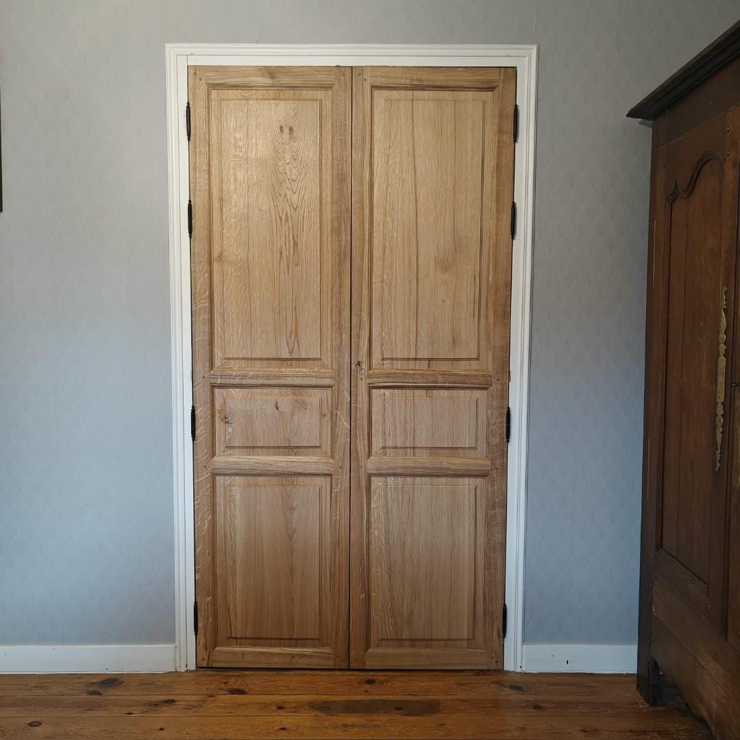 Portes de placard en chêne
