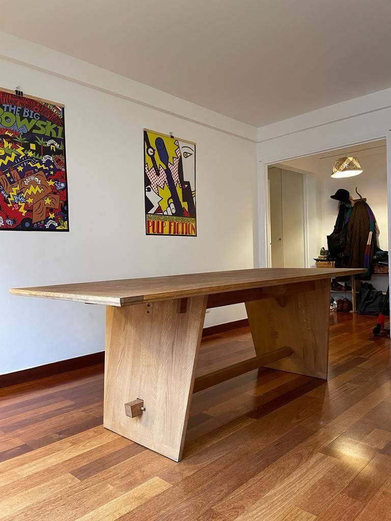 Table à manger en chêne